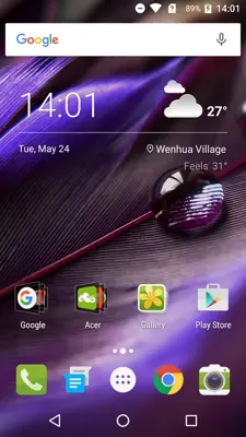 Digital Clock and Weather android App screenshot 2